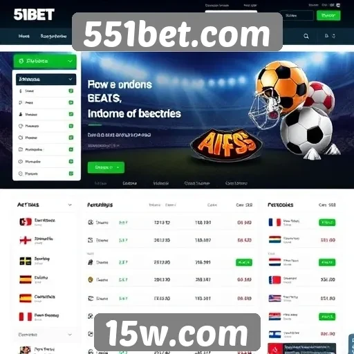 A interface do usuário do 551bet é amigável